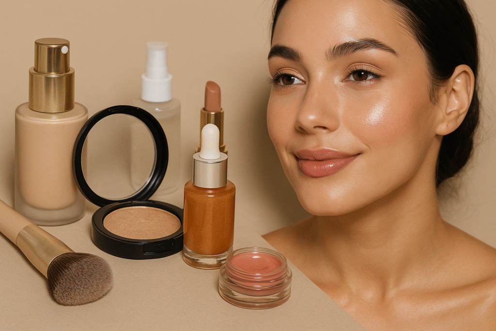 Make-up til glødende hud