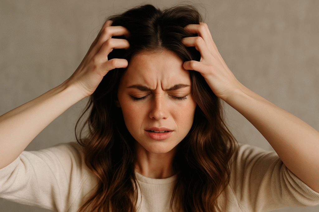 Hair loss due to stress